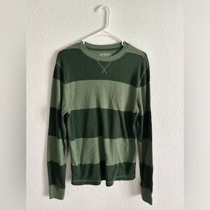 Green Block Stripe Longsleeve